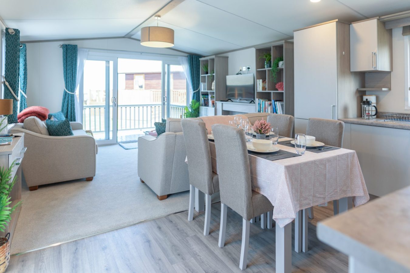 lodge accommodation sleeps 4 at The 31 acre site of Mullacot Park is well placed for easily accessing by car some of the most beautiful spots on the North Devon coast