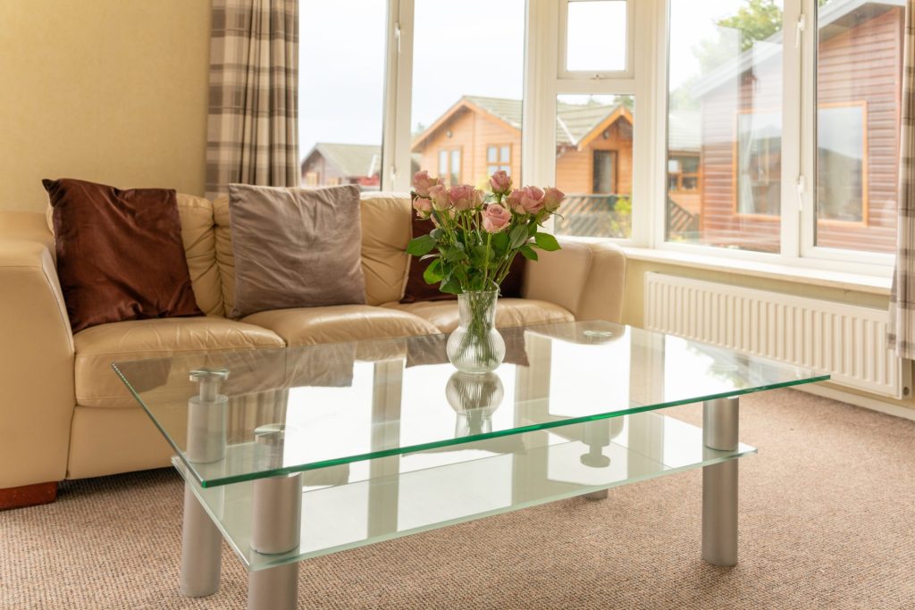 Lodge with hot tub sleeps 4 at the 31 acre site of Mullacott Park is well placed for easily accessing by car some of the most beautiful spots on the North Devon coast