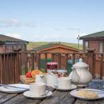 Family Lodge sleeps up to 6, countryside views and near to beach for surfing