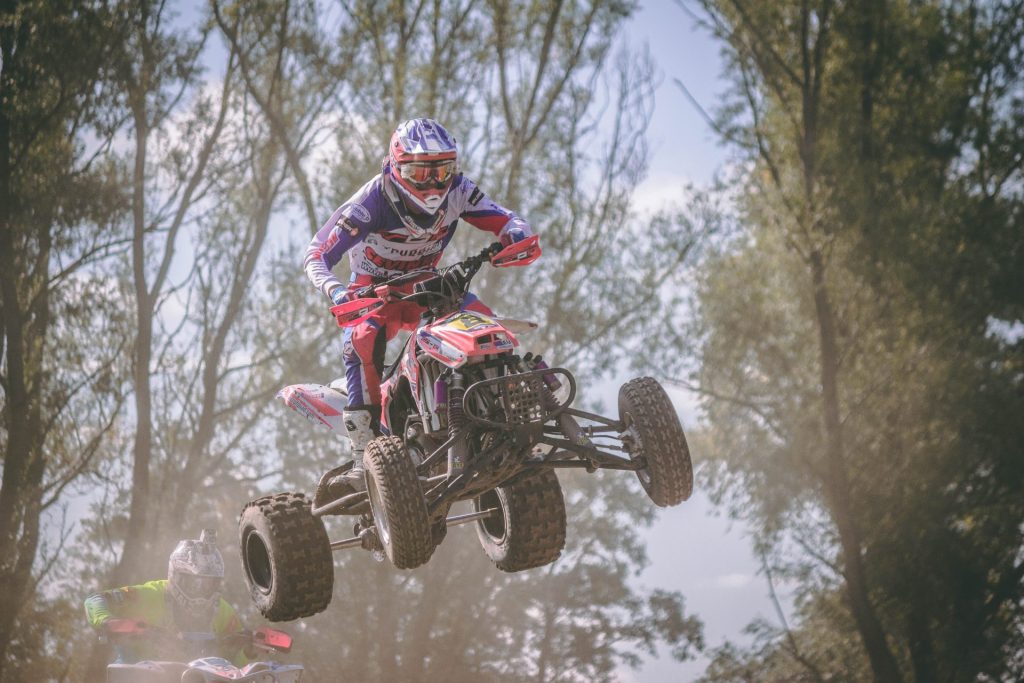 Quad biking on holiday in ilfracombe north devon